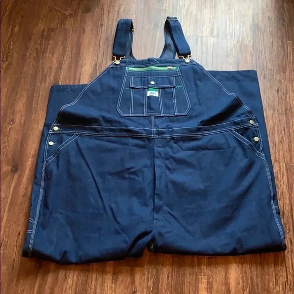 Liberty Men’s Denim Bib Overalls New - Picture 2 of 12